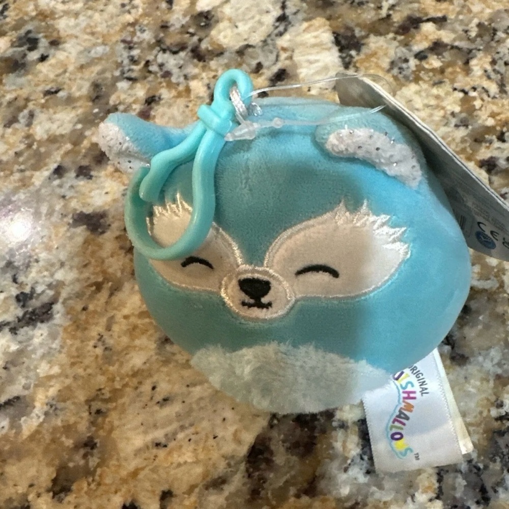 Squishmallows Dabney the Fox 3.5” clip